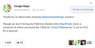Illustration for article titled Pokémon Google Maps Rewards Players Who Catch 'Em All